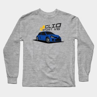 Renault Clio V6 (Blue) Long Sleeve T-Shirt